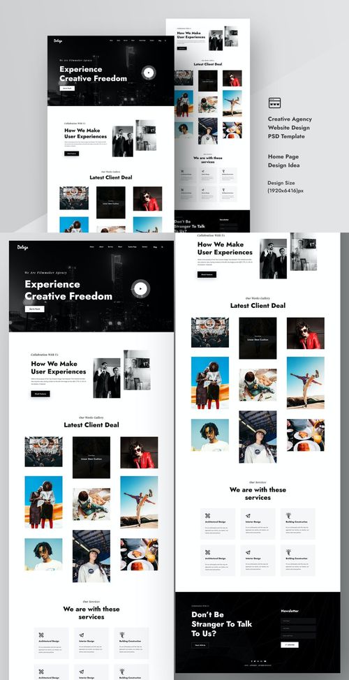 创意机构企业官网 现代设计赋能品牌叙事